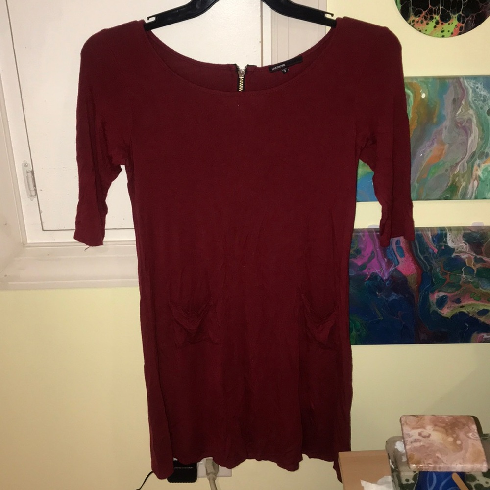 Maroon Dress